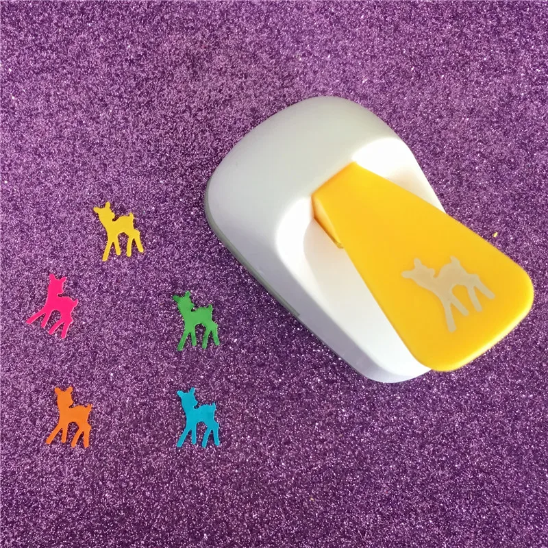 Lavenz Deer shaped save power paper/eva craft punch Scrapbook Handmade animal punchers DIY hole punches giraffe hole punch