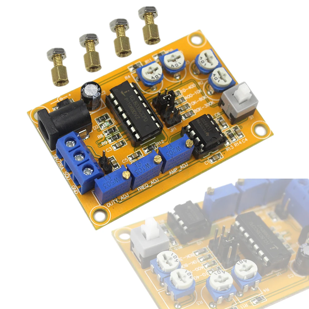 

12V / 24V ICL8038 Signal Generator Module Sine Triangle Square Wave 10HZ-300kHz 8038 Module