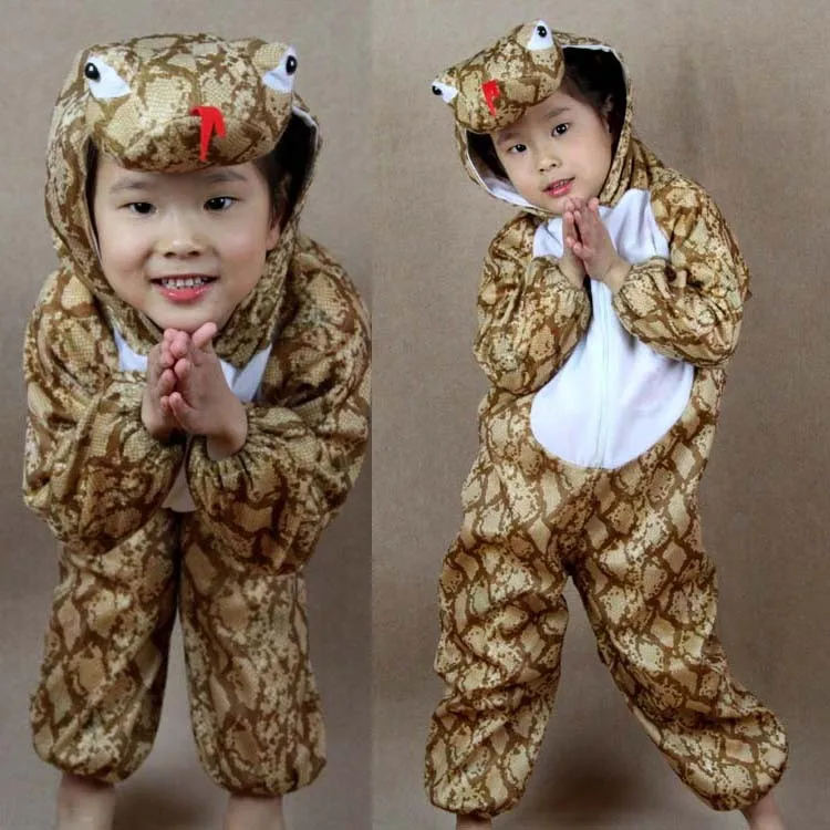 Children's Day Party performance clothing Kid Cartoon animal suits Animal Cobra Snake Cosplay