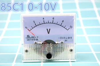 

Class 2.5 Accuracy DC 0-10V Panel Gauge Voltmeter Voltage Meter 85C1-V
