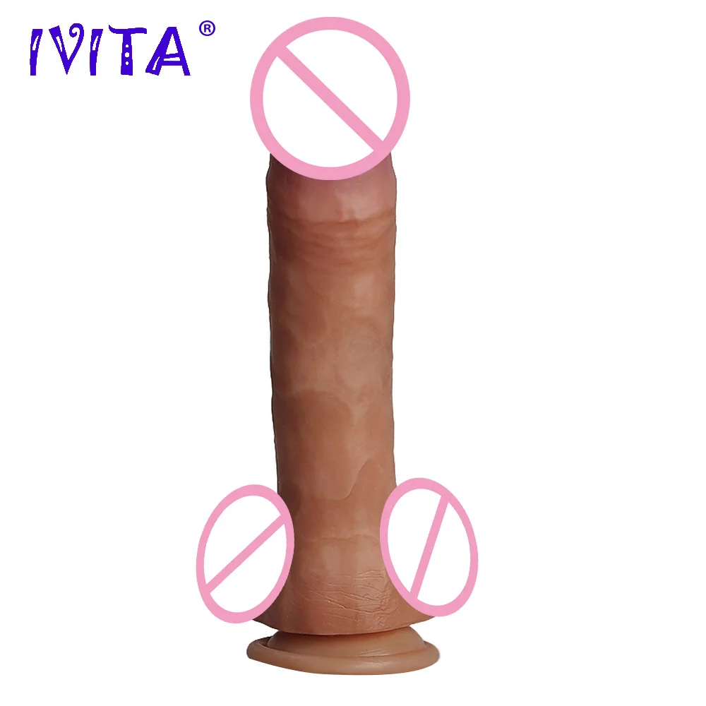 IVITA LYJ1702BS полностью силиконовые окрашенные огромные реалистичные фаллоимитаторы