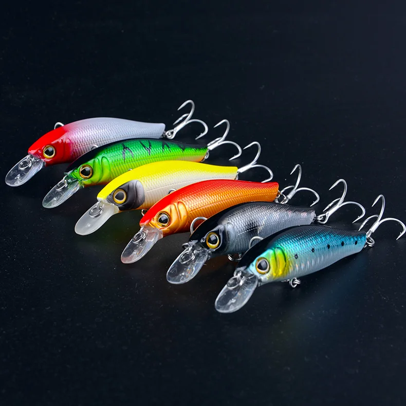 

FJORD 6color 85mm 8.5g Whopper Popper Micro Minnow Laser Plastic Hard lures Artificial Baits topwater Fishing Lures
