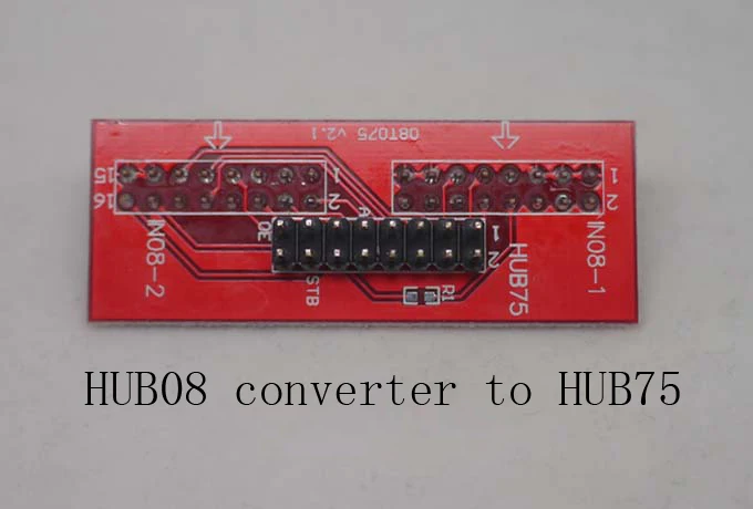 Плата преобразователя HUB08 преобразователь в HUB75 Стандартная плата адаптера платы