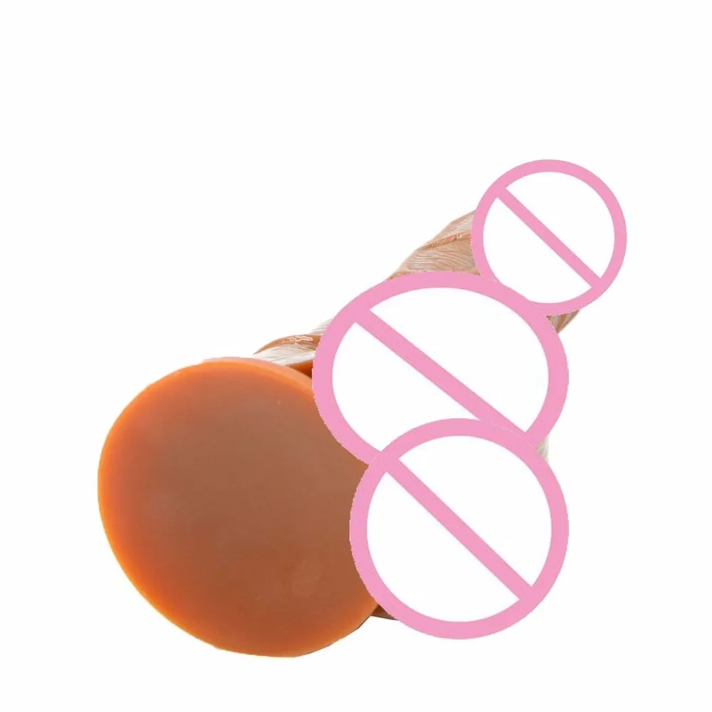 7.75 inch Soft Big dildo Realistic Penis Flexible Fake Dick Cock With Strong Suction Cup Sex product Adult Sex Toys For Woman