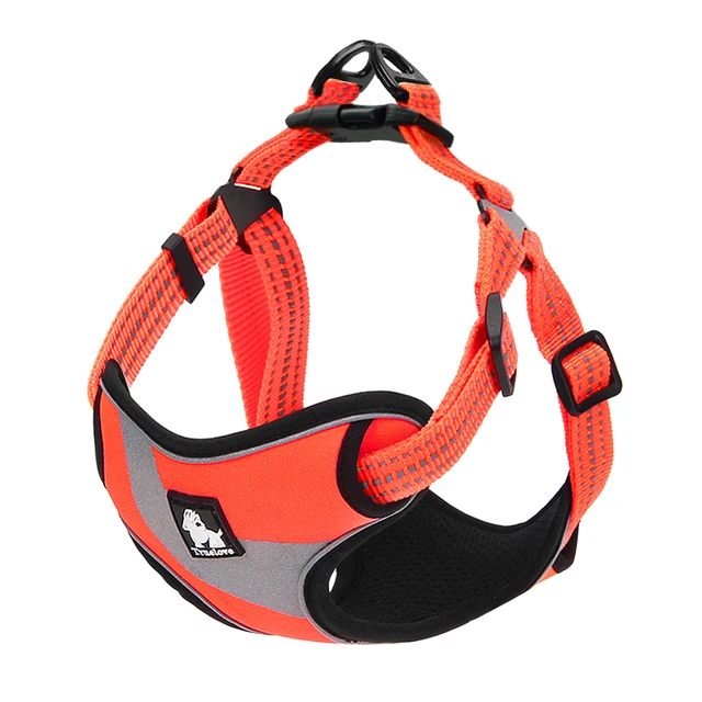 No Pull Nylon Dog Harness 3M Reflective Reflective Dog Walking