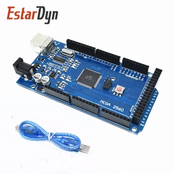

20sets Mega 2560 R3 Mega2560 REV3 20pcs ATmega2560-16AU Board + 20pcs USB Cable