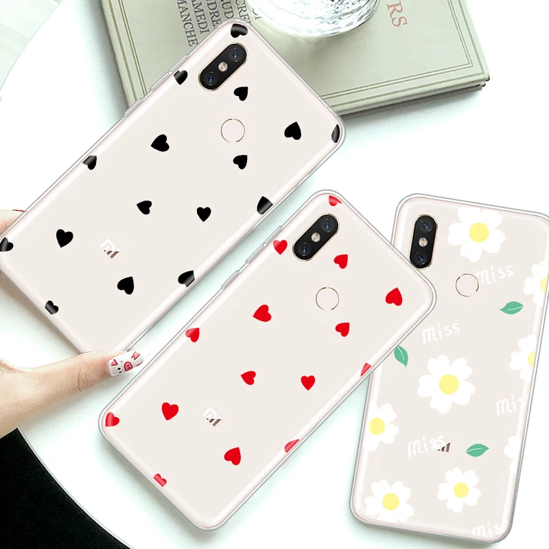

New Love Heart Summer Leave Phone Case For Xiaomi Mi 9 SE Pocophone F1 Mi 5X 6X Mi8 Explorer Case Animals Painted Phone Cover
