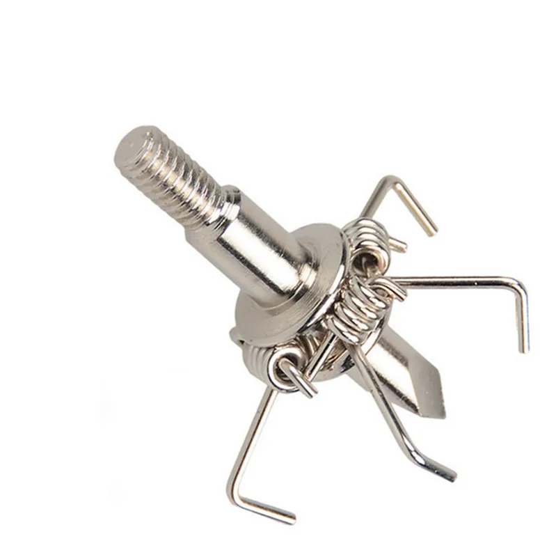 

Hot! 3pcs /lot Silver Judo Arrow heads Broadheads 100Grain, Paw Points, 4mm Screw free shiping