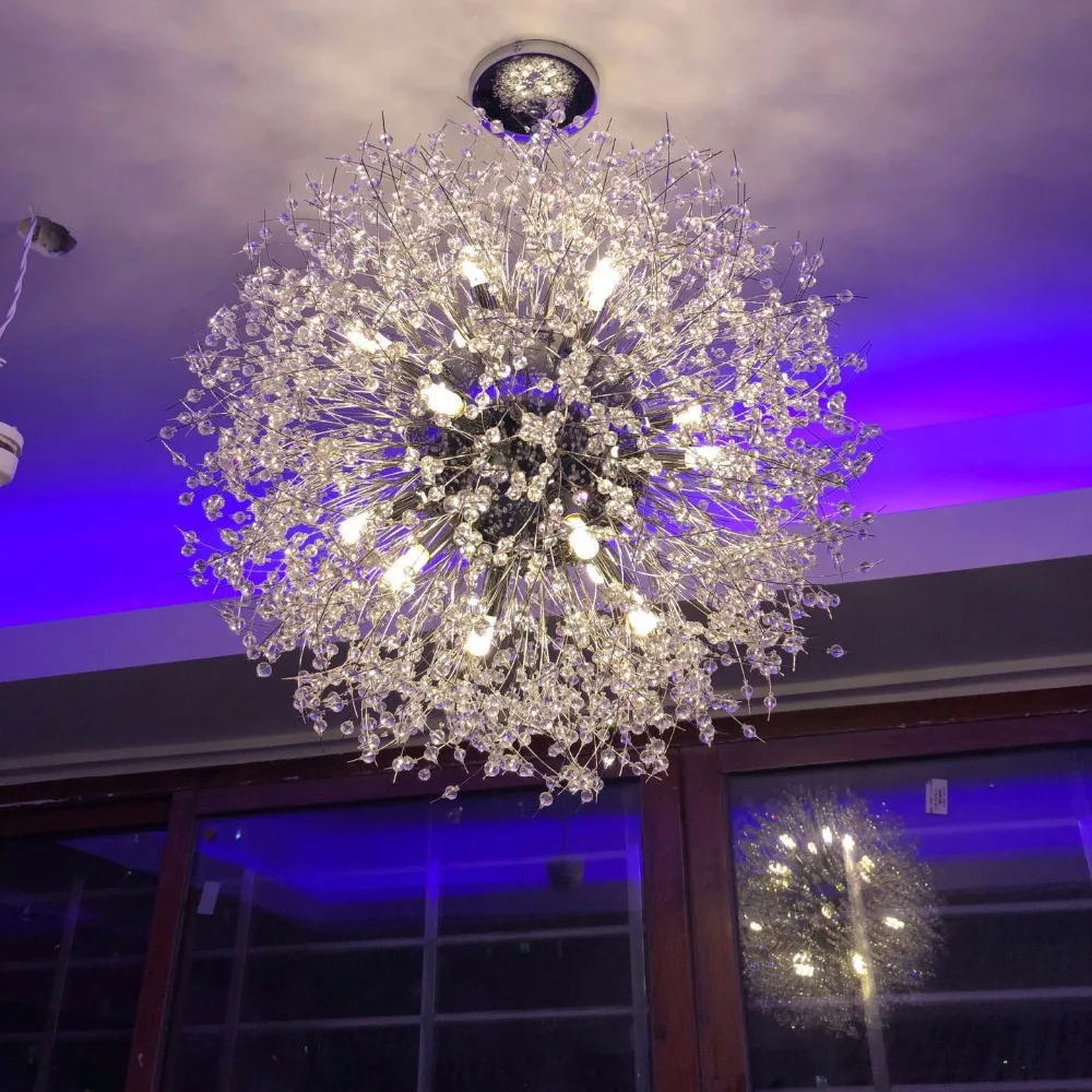 Creative Pendant Light Modrn Lamp Suspension Luminaire Lights  AC110-240v Hanging Bar Dining Restaurant Dandelion Pendant Lights(19)