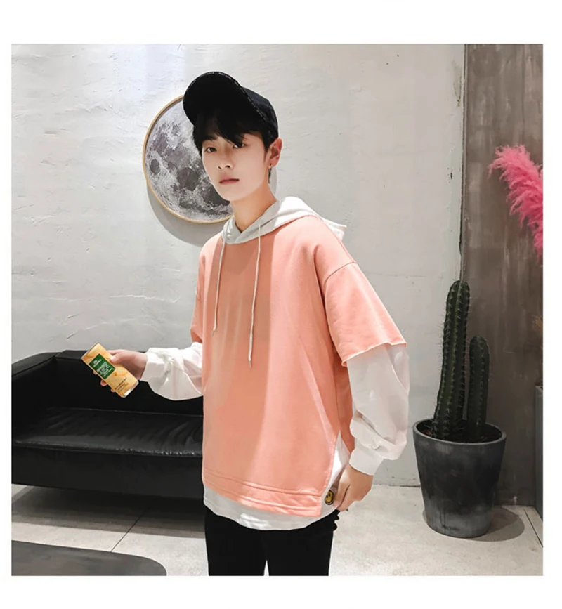 Korean sweatshirt men hoodie hip hop  (2)