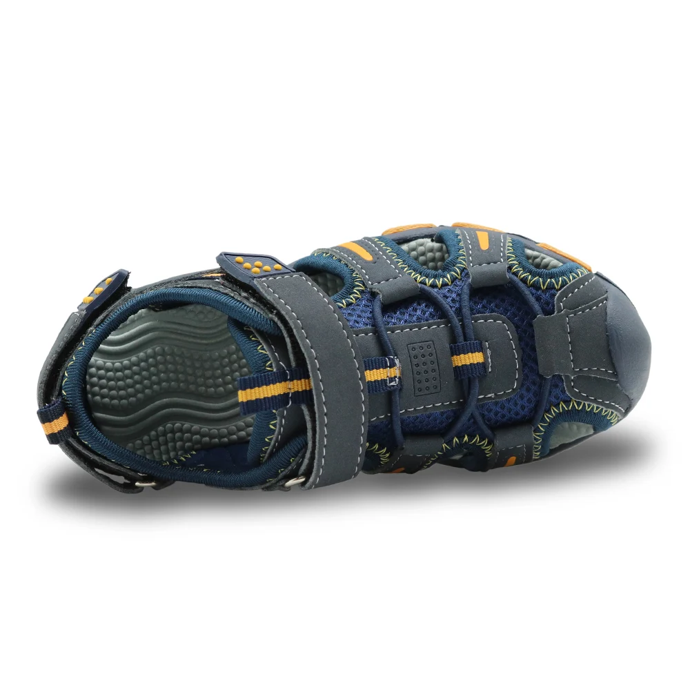 Najtaniej Apakowa gumowe zamknięte toe dziecięce sportowe sandały chłopięce sandały dziecięce letnie sandały plażowe chłopięce dziewczęce sandały dla małych dzieci