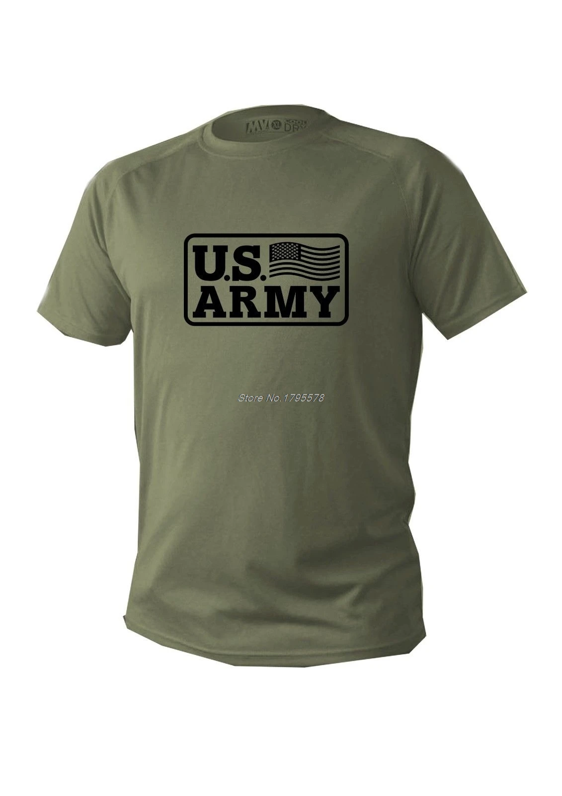 Mens Kombat Army Tactical Combat Tactical Military Print Olive T-Shirt Green New Mens Kombat Army Tactical Combat Tactical Military Print Olive T-Shirt Green New