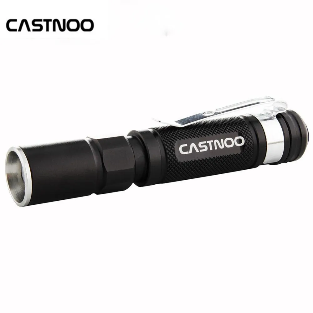 

CASTNOO Mini LED Q5 2000 Lumen Lampe Aluminium Pocket Light Waterproof Lantern AAA Battery Powerful Led For Hunting