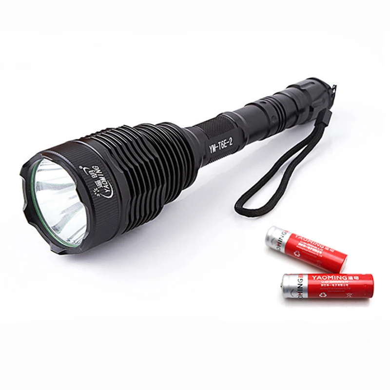 

High power 18000LM CREE XML T6 LED flashlight waterproof led lantern 500 meters lamp torch police equipment with 2x18650 battery