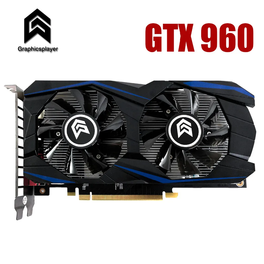 Графическая карта PCI E GTX960 GPU 4G DDR5 для игрового компьютера nVIDIA Geforce|Графические