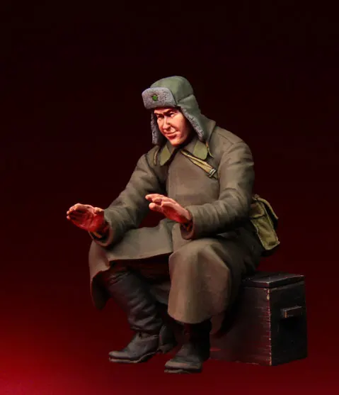 

[tuskmodel] 1 35 scale resin model figures kit soviet t3055