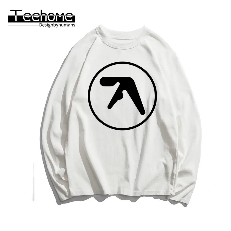 Мужская Осенняя футболка с длинным рукавом и принтом Aphex Harajuku зимняя уличная