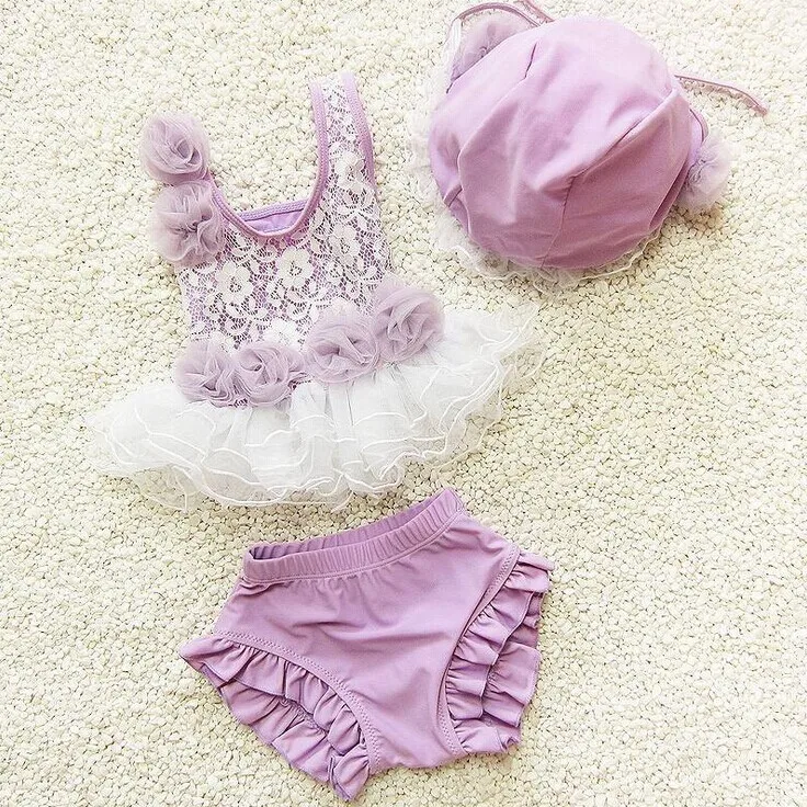 Buy Stock clearance Korean Lace Baby Girl Toddler Swim