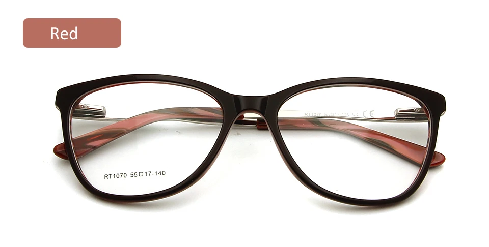 ESNBIE Высококачественная ацетатная Женская оптическая оправа для очков в стиле кошачьи глаза женские брендовые роскошные женские очки женские Lentes Mujer - Цвет оправы: glasses Pink