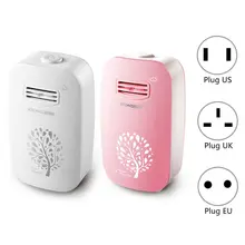 Очиститель воздуха Свежий 12 миллионов анионов генератор Мини Размер анти излучения 220 В 2 Вт ЕС/Великобритания/США для домашнего офиса супер тихий