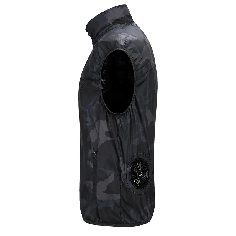 Aufdiazy Air Conditioning Vest USB Cooling Fan Jacket For High Temperature Outdoor Working Fishing Summer Smart Clothes IM058  (4)