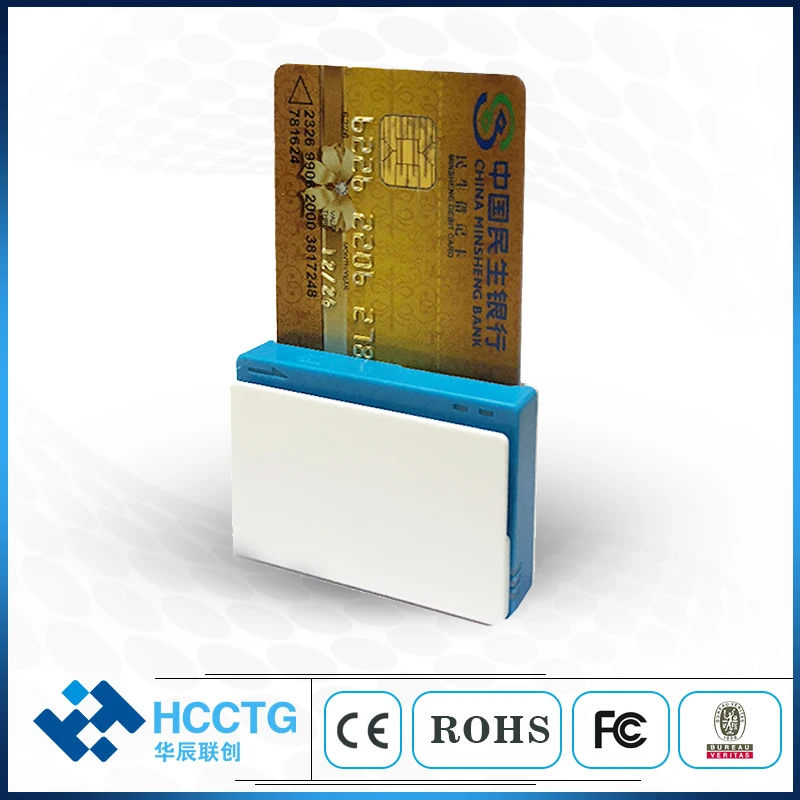 IOS/Android EMV MSR+ контактный чип кредитной карты устройство для считывания банковских карт с Bluetooth MPR100
