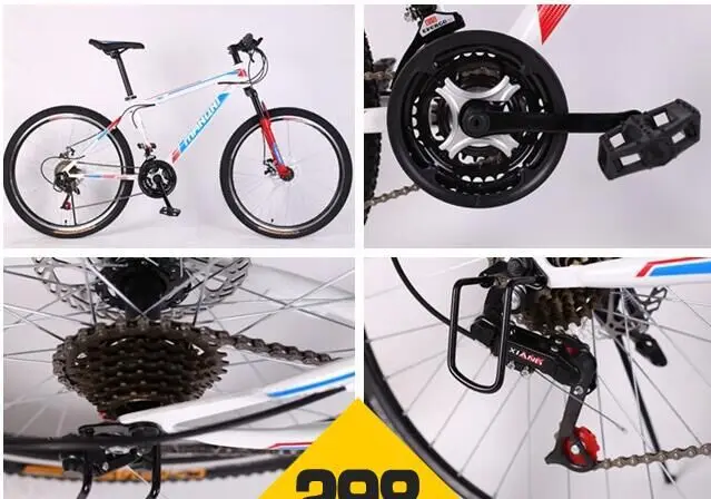 Excellent 26 inch 21-speed high-carbon steel Material Accessories Free shipping Bicycle 4