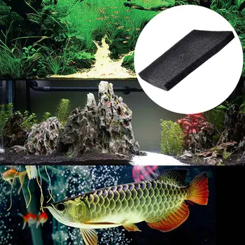 

Aquarium Activated Carbon Media Sponge Filter Cut-to-Fit Foam Pad for Fish Pond Reef Canister Tank 50 x 50cm