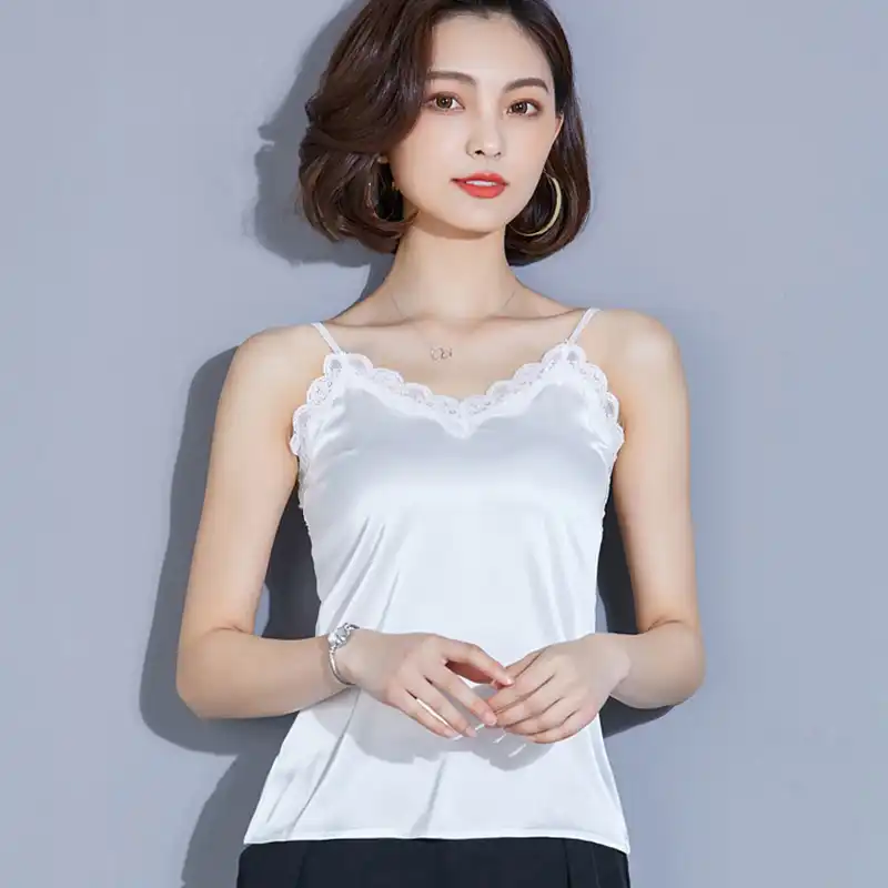 ladies white evening shirt