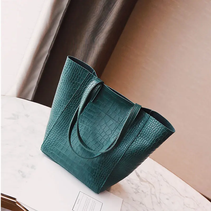 SWDF брендовые сумки, женские сумки от известного бренда, сумки через плечо со змеиным узором для женщин, сумки через плечо, сумка-мессенджер, дизайнерские кожаные сумки - Цвет: Green