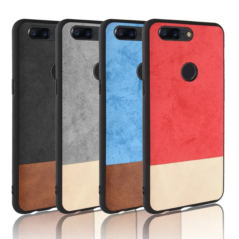 Oneplus 5T case cover for One plus 5T Fabric Cover Case Silicone edge