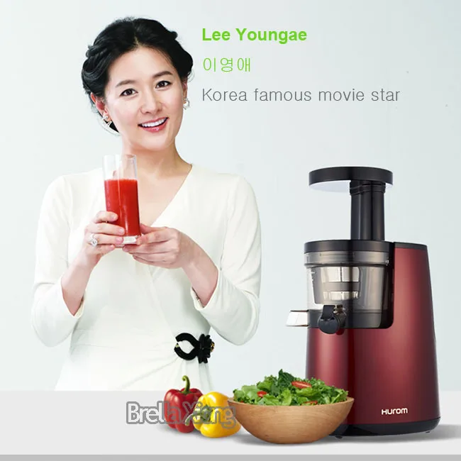 New HUROM Slow Juicer, HU 600WN, 43 RPM, Made in Koreain Juicers from