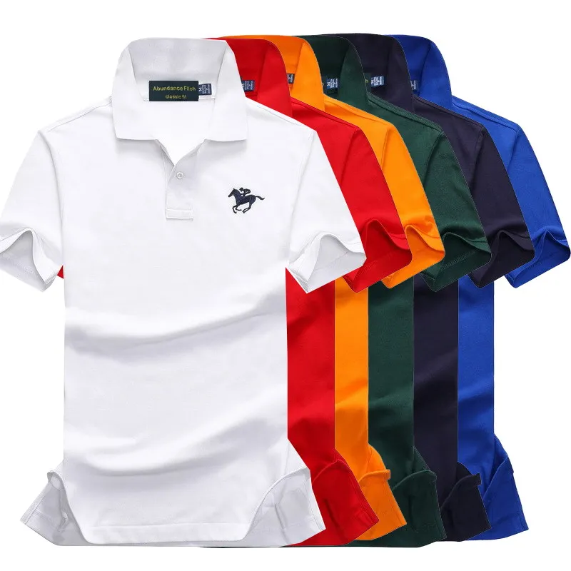 High Quality Tops&Tees Men's Polo shirts Business men brands Polo Shirts 3D embroidery mens polo shirt Plus size S-2XL 886