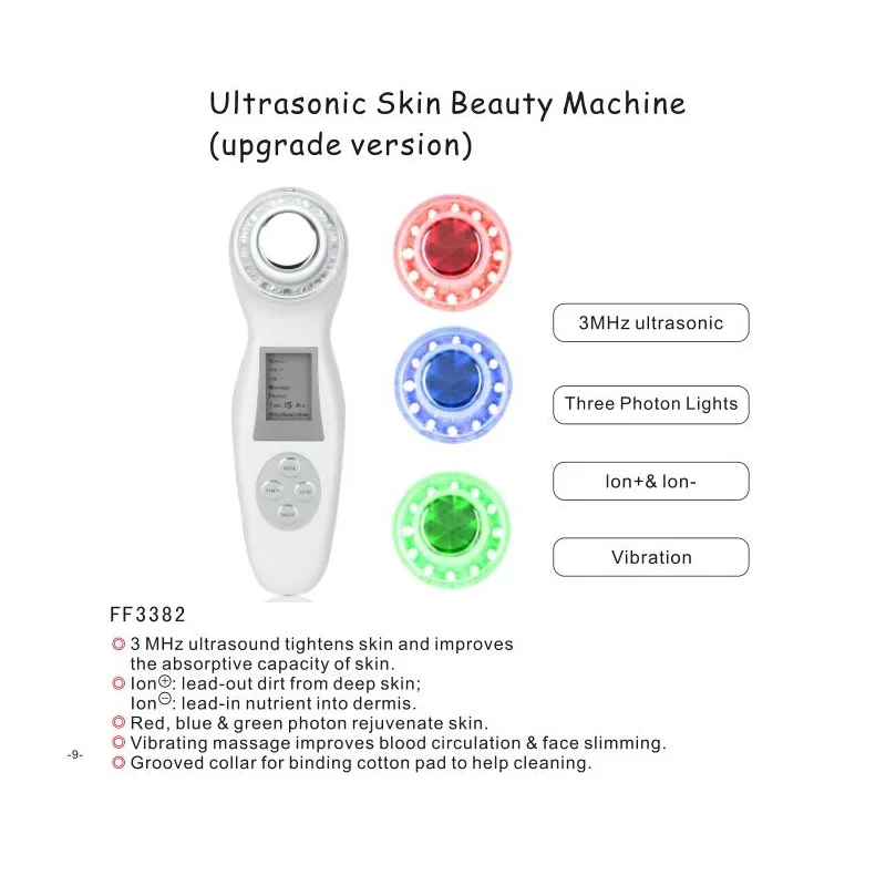  LED Beauty Apparatus3-Color Light LED Beauty Apparatus  Collagen  Anti Aging  Wrinkles  Scarring  A - 33045610383
