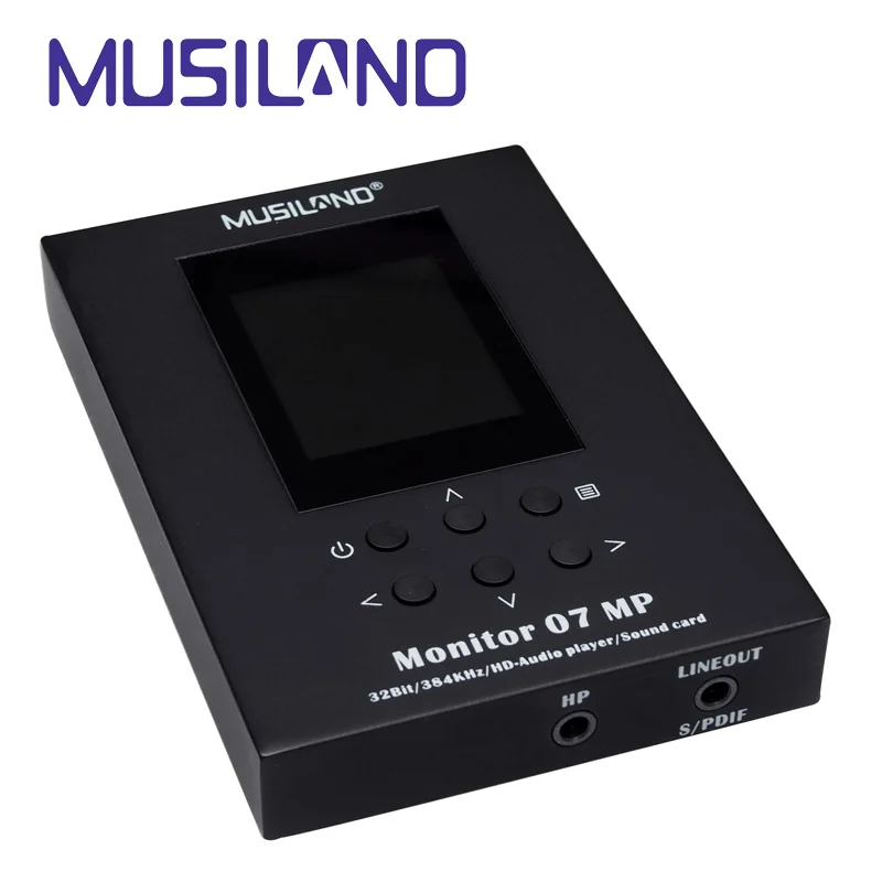 MUSILAND 07MP звуковая карта TF плеер 32 бит/384 кГц КПК мобильный Android ios Linux Mac WINDOWS форматы pcm и DSD USB наушники усилитель