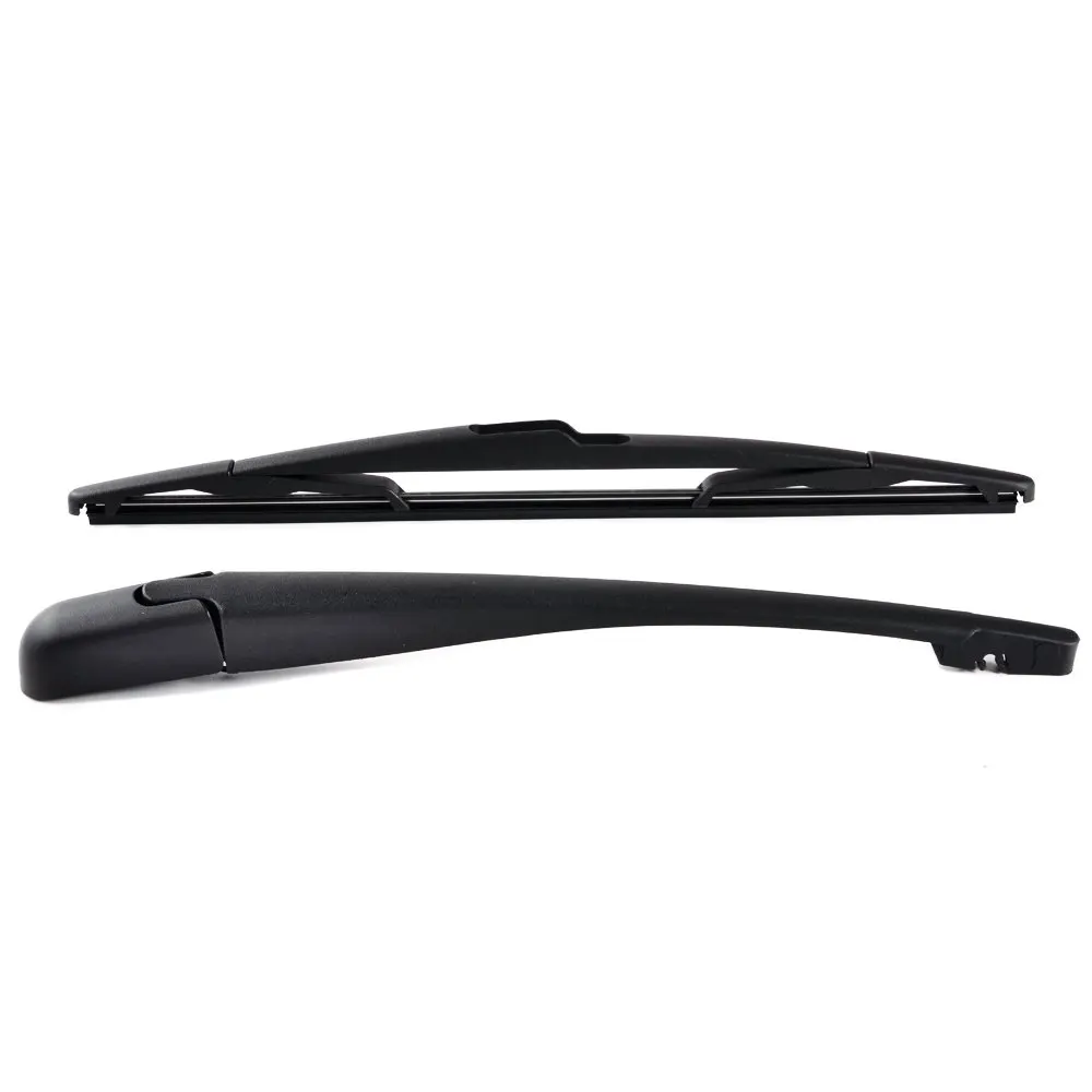 Wiper Blades arms back black For Peugeot 207 hatchback tailgatein