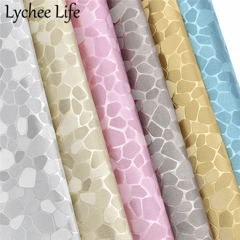 Lychee Life цветная Синтетическая кожаная ткань A4 мраморная набивная ПВХ ткань DIY для пошива домашней одежды аксессуары для одежды