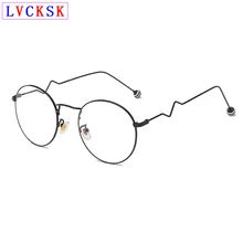 Готовые Очки для близорукости, женский синий светильник, блокирующая оправа для очков, Круглый короткозоркий светильник для очков, милые жемчужные ножки L3