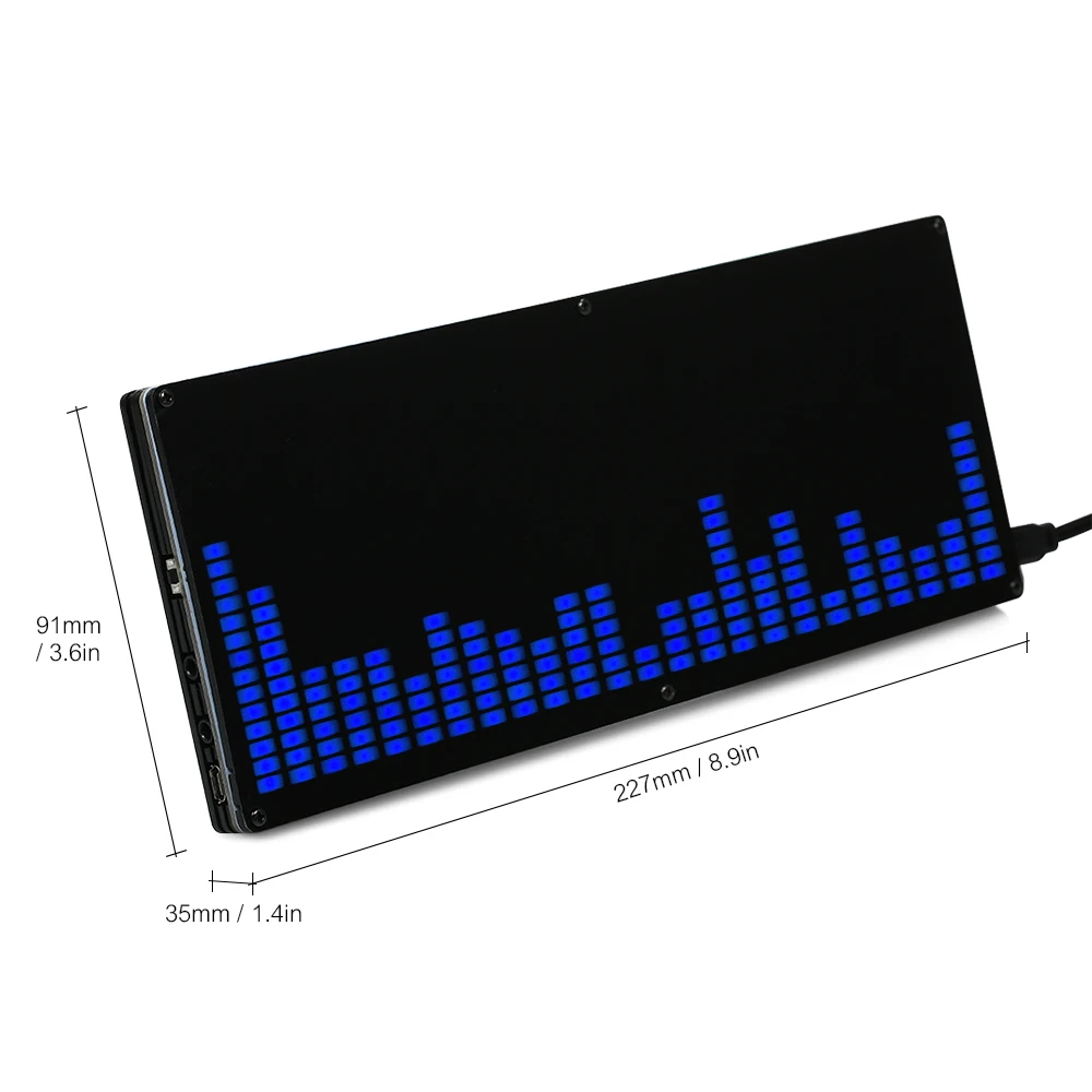 DIY kit Цифровой музыкальный спектр дисплей комплект SCM светодиодный модуль изменение с ритмом музыки компоненты, припаянные самостоятельно