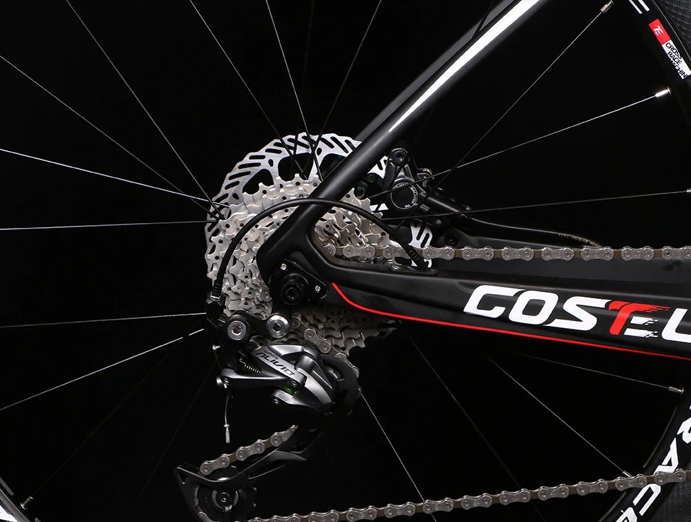Cheap Costelo 9.9 bicycle MTB Frame carbon Bicylce Mountain Bike 27.5 650B MTB Frame original groups wheels saddle bar tire 7