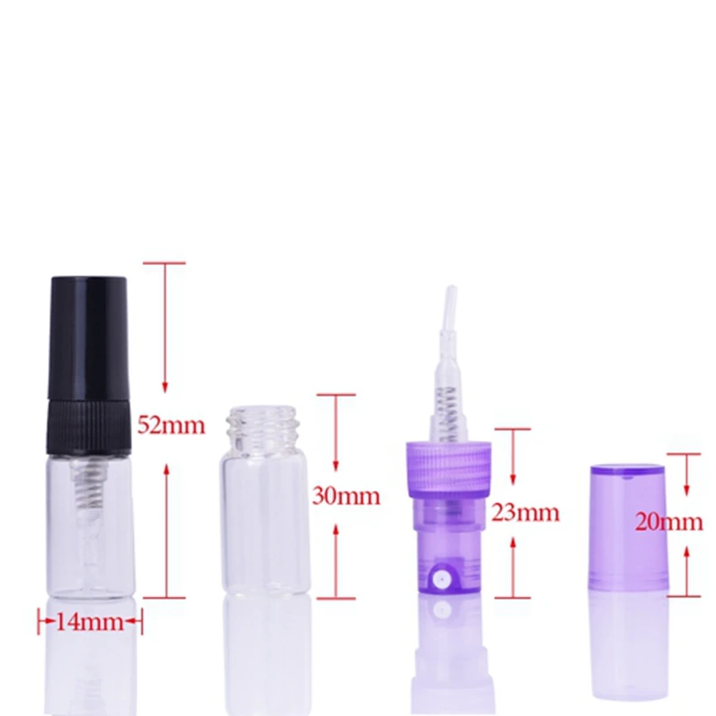 MUB-50-pcs-lot-2ml-Clear-Glass-Refillable-Perfume-Bottles-10-Colors-Mini-Bouteilles-De-Parfum (1)