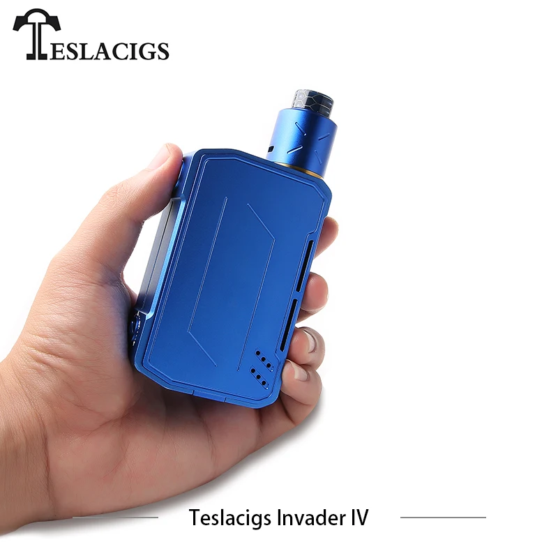 Teslacigs новый комплект электронных сигарет Invader IV Tesla 4 коробка мод RDA испаритель 280