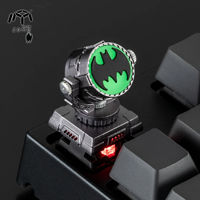 Zomo Batman Searchlight Bat Gotham Artisan Keycap Cnc Anodized Aluminum  Compatible Cherry Mx Switches - Keyboards - AliExpress