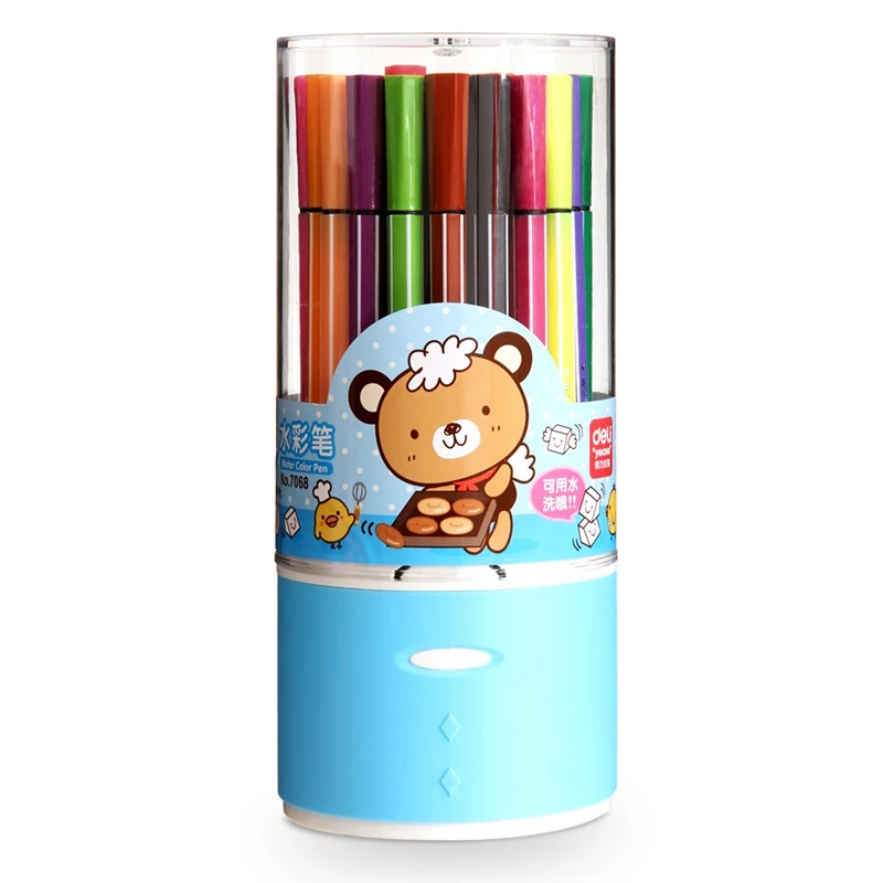 

12/18/24/36 Colors Washable Colored Watercolor Pen For Painting Markers Artist Drawing Art Supplies Highlights Stationery