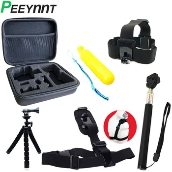 

Peeynnt Accessories Set for Gopro hero 7 for Go pro 6 5 4 Tripods Straps Mounts for Xiaomi Yi 4K SJCAM SJ4000 SJ5000 EKEN H9 H9R