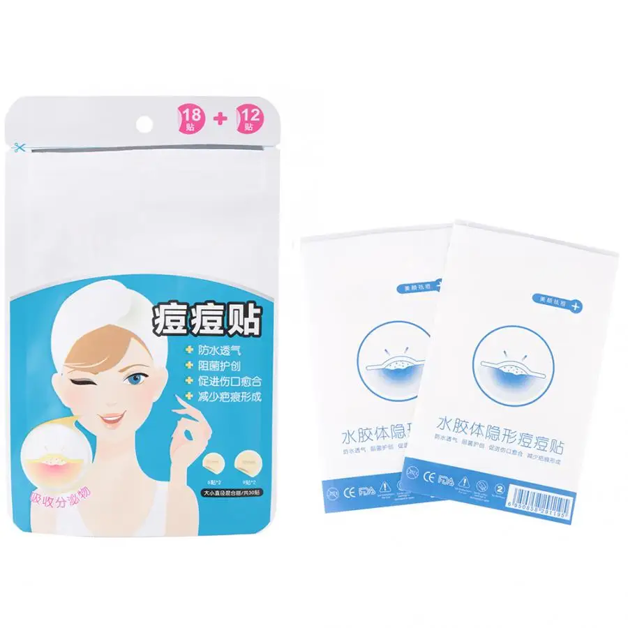 

30 Patches / Sheet Beauti Ocean Face Spot Scar Master Patch Acne Pimple Treatment Anti Infectio Pimple Patch