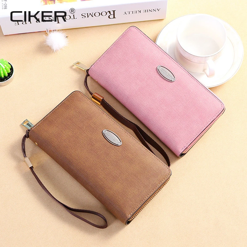 

CIKER Women's wallet female long clutch bag 2019 new zipper multi-function long section large-capacity wallet purse phone bag