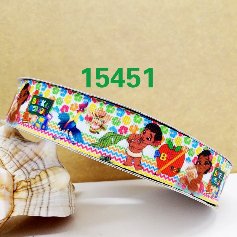 50 ярдов мультфильм напечатанный grosgrain ленты 17261