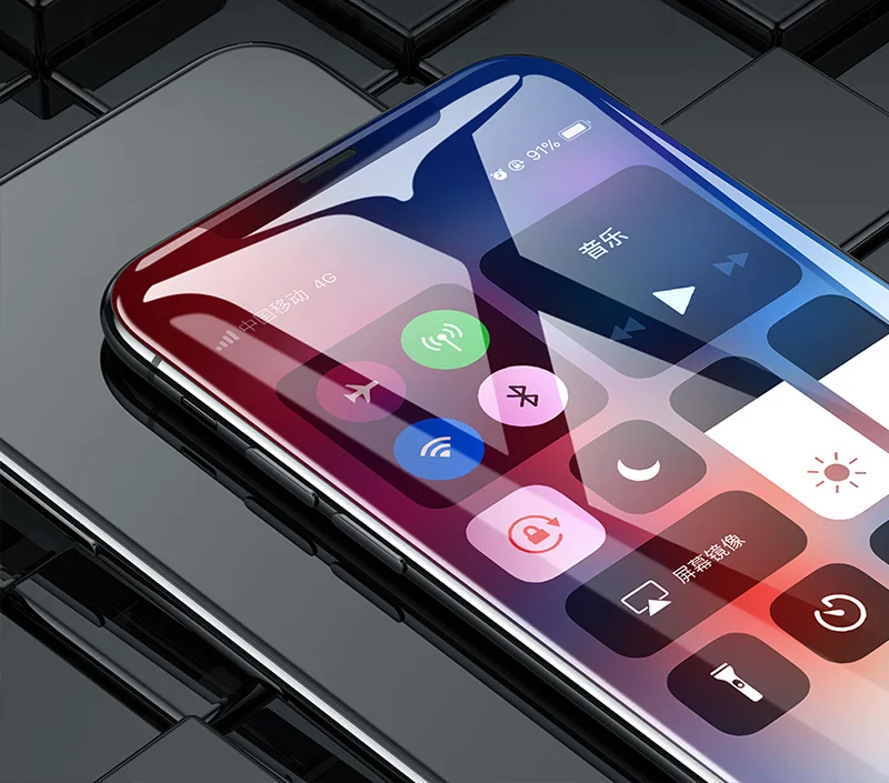 TOMKAS 5D Glass For iPhone X XS Plus Screen Protector Tempered Glass Film For Apple iPhone XS XS Plus 9 10 Protective Glass Film
