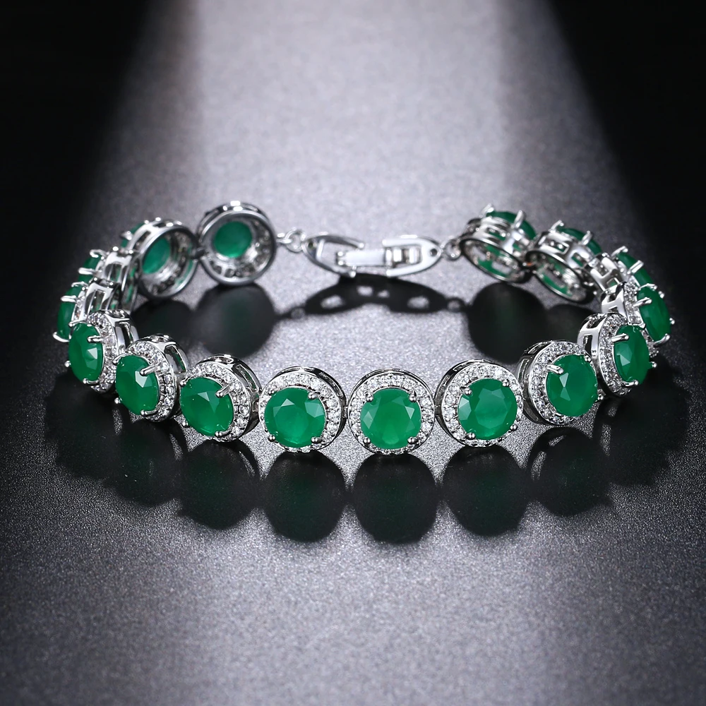 Hermosa ювелирные изделия Очаровательные Редкие браслеты из стерлингового серебра 925 пробы " 18 см